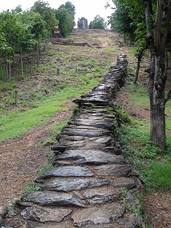 The way up to Wat Saphan Hin, Sukhothai.